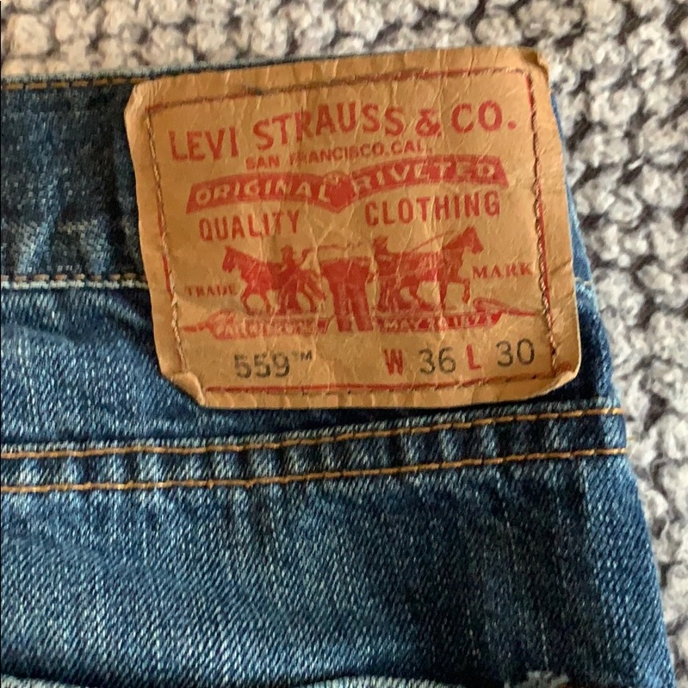Men’s relaxed straight jeans - Picture 7 of 7